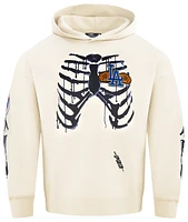 Pro Standard Dodgers Rib Cage Drop Shoulder Fleece PO Hoodie - Men's