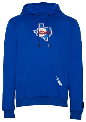 Pro Standard Mens Rangers Homerun Fleece Pullover Hoodie - Royal/Multi