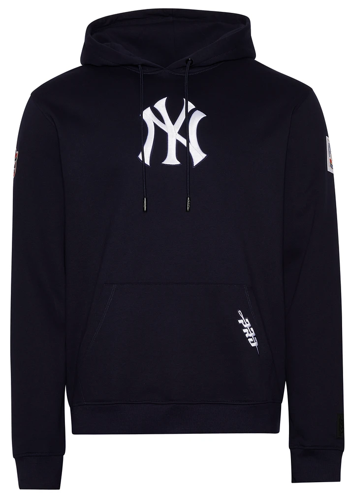 Pro Standard Mens Yankees Homerun Fllece Pullover Hoodie - Midnight/Multi