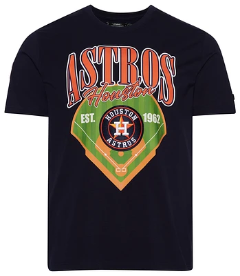 Pro Standard Mens Astros Homerun T-Shirt - Midnight/Multi