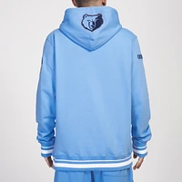 Pro Standard Mens Grizzlies Script Fleece P/O Hoodie - Carolina/Carolina