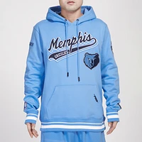 Pro Standard Mens Grizzlies Script Fleece P/O Hoodie - Carolina/Carolina