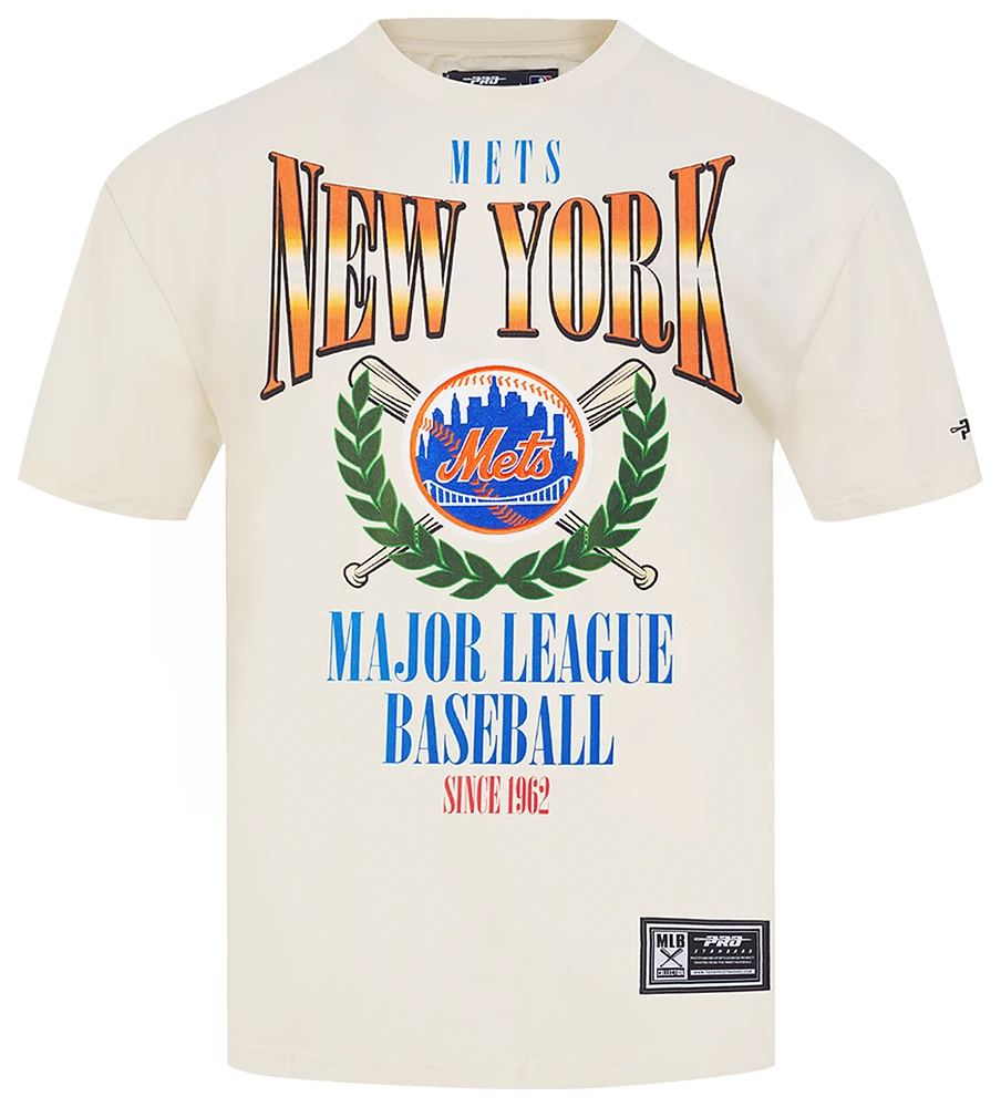 Pro Standard Mets Around The World CJ Drop Shoulder T-Shirt - Men's