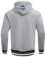 Pro Standard Hornets Script Fleece P/O Hoodie - Men's