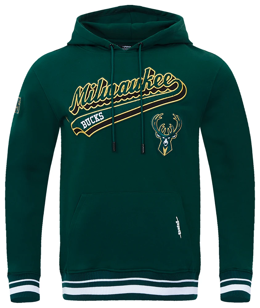 Pro Standard BUCKS SCRIPT TAIL RIB FLC PO HOODIE - Men's
