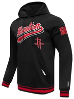 Pro Standard ROCKETS SCRIPT TAIL RIB FLC PO HOODIE - Men's