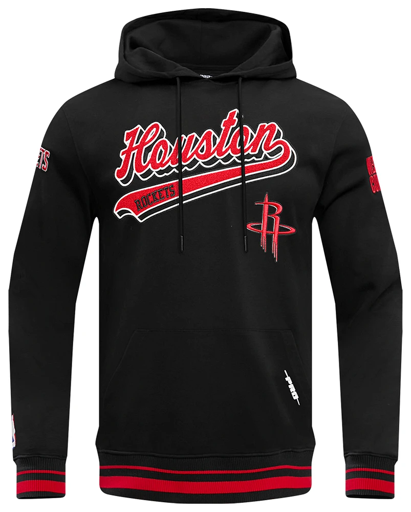 Pro Standard ROCKETS SCRIPT TAIL RIB FLC PO HOODIE - Men's