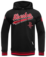 Pro Standard ROCKETS SCRIPT TAIL RIB FLC PO HOODIE - Men's