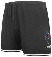 Pro Standard Marlins Mesh Basketball Shorts - Men's