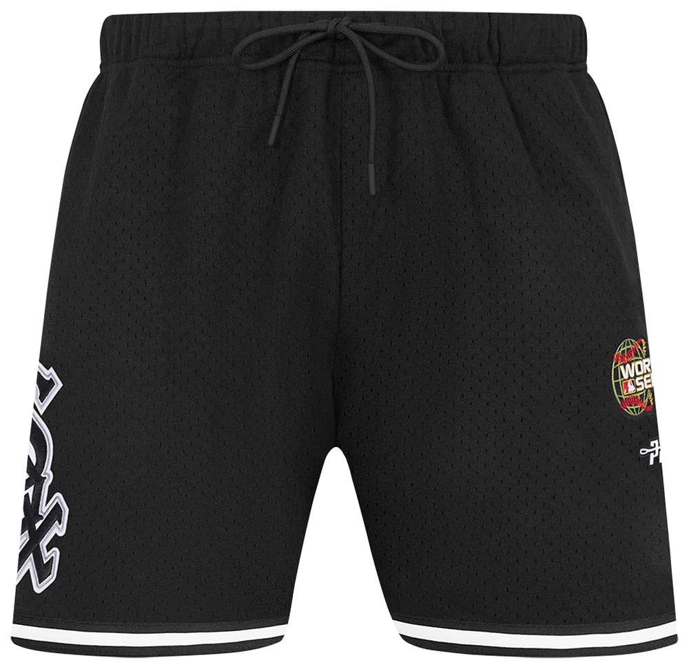 Pro Standard White Sox Mesh Basketball Shorts - Men's