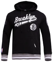 Pro Standard NETS SCRIPT TAIL RIB FLC PO HOODIE - Men's