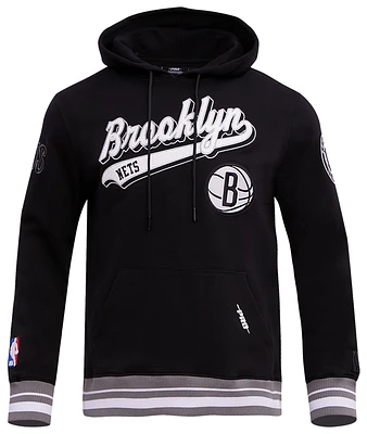 Pro Standard NETS SCRIPT TAIL RIB FLC PO HOODIE - Men's