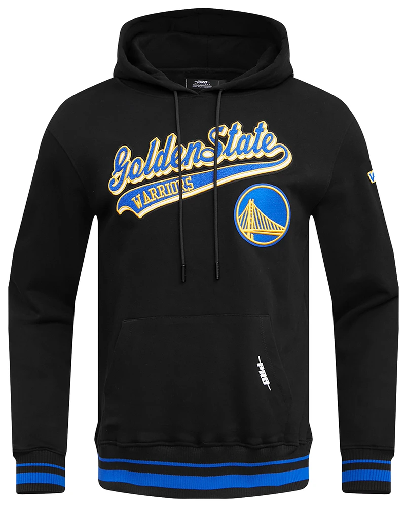 Pro Standard WARRIORS SCRIPT TAIL RIB FLC PO HOODIE - Men's