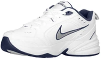 Nike Mens Air Monarch IV - Strength/Weight Training Shoes Metallic Silver/White/Midnight Navy