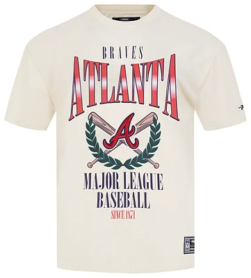 Pro Standard Braves Around The World CJ Drop Shoulder T-Shirt - Men's