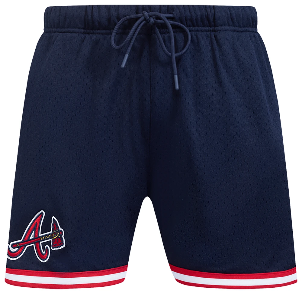 Pro Standard Braves Mesh Basketball Shorts - Men's