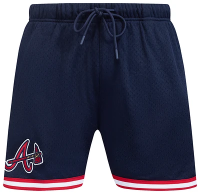 Pro Standard Braves Mesh Basketball Shorts - Men's