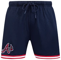 Pro Standard Braves Mesh Basketball Shorts - Men's