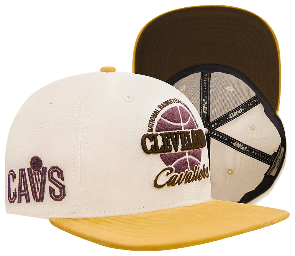 Pro Standard Mens Pro Standard Cavaliers SMU Strapback Cap - Mens Eggshell Size One Size