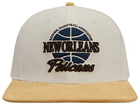 Pro Standard Mens Pro Standard Pelicans SMU Strapback Cap - Mens Eggshell Size One Size