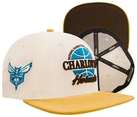 Pro Standard Mens Pro Standard Hornets SMU Strapback Cap - Mens Eggshell Size One Size