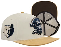 Pro Standard Mens Pro Standard Grizzlies SMU Strapback Cap - Mens Eggshell Size One Size