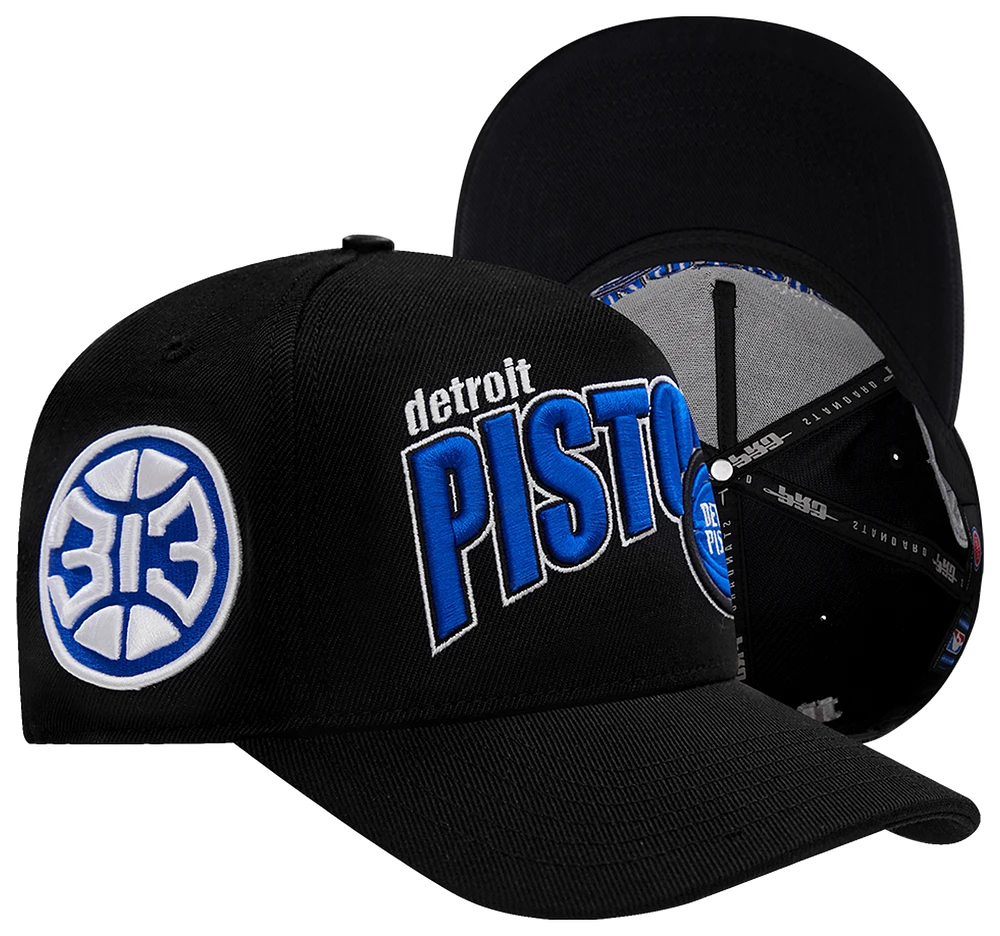 Pro Standard Mens Pro Standard Pistons Royalty Curved Brim Snapback - Mens Black/Black Size One Size