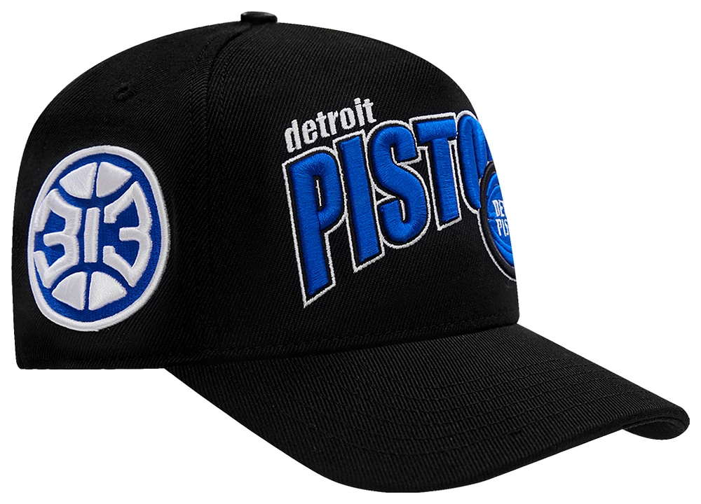 Pro Standard Mens Pro Standard Pistons Royalty Curved Brim Snapback - Mens Black/Black Size One Size