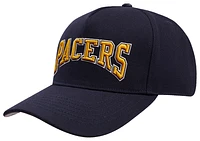 Pro Standard Pacers Crest Emblem Flatbrim Snapback - Men's