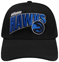 Pro Standard Mens Pro Standard Hawks Royalty Curved Brim Snapback - Mens Black/Black Size One Size