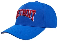 Pro Standard Mens Pro Standard Pistons Crest Emblem Flatbrim Snapback - Mens Blue/Blue Size One Size