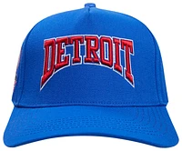 Pro Standard Mens Pro Standard Pistons Crest Emblem Flatbrim Snapback - Mens Blue/Blue Size One Size