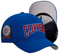 Pro Standard Clippers Crest Emblem Flatbrim Snapback - Men's