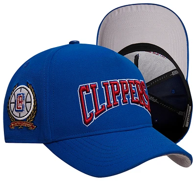 Pro Standard Mens Pro Standard Clippers Crest Emblem Flatbrim Snapback - Mens Blue/Blue Size One Size
