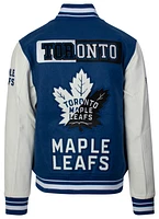 Pro Standard Mens Toronto Maple Leafs NHL Varsity Jacket - Blue/White