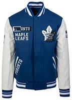 Pro Standard Mens Toronto Maple Leafs NHL Varsity Jacket - Blue/White