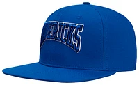 Pro Standard Mens Pro Standard Mavericks Crest Emblem Flatbrim Snapback - Mens Blue/Blue Size One Size