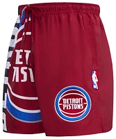 Pro Standard Mens Pistons Split Mash Up Logo Woven Shorts - Multi/Multi