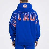 Pro Standard Mens Pistons OS Letters Fleece P/O Hoodie - Blue/Blue