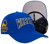 Pro Standard Warriors Crest Emblem Flatbrim Snapback - Men's