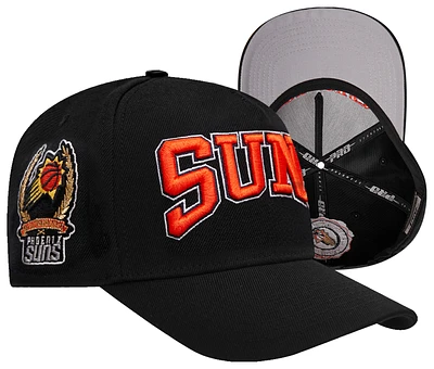 Pro Standard Mens Pro Standard Suns Crest Emblem Flatbrim Snapback - Mens Black/Black Size One Size