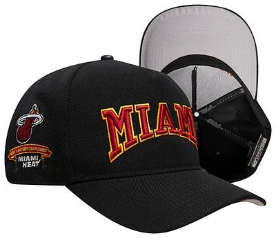 Pro Standard Mens Pro Standard Heat Crest Emblem Flatbrim Snapback - Mens Black/Black Size One Size