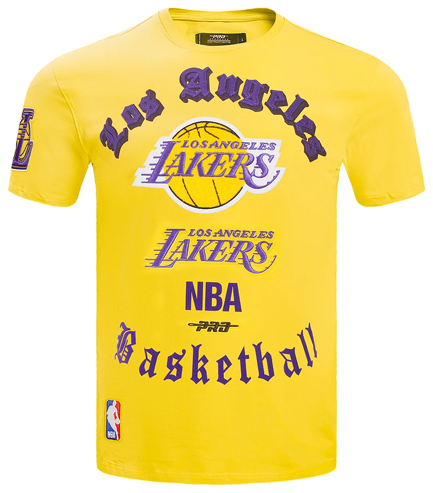 Pro Standard LAKERS OLD ENGLISH SJ TEE - Men's