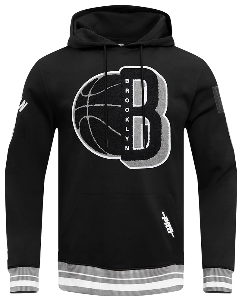 Pro Standard NETS MASH UP RIB FLC PO HOODIE - Men's