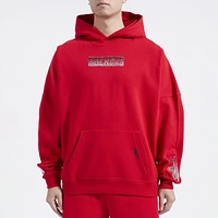 Pro Standard Mens Rockets OS Letters Fleece P/O Hoodie - Red/Red