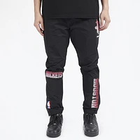 Pro Standard Mens Rockets OS Letters Woven Pants - Black/Black