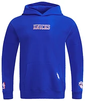 Pro Standard Knicks OS Letters Fleece P/O Hoodie - Men's