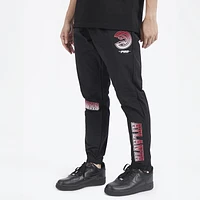 Pro Standard Mens Hawks OS Letters Woven Pants - Black/Black