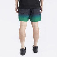 Pro Standard Mens Celtics OS Letters Ombre Woven Shorts - Black/Green