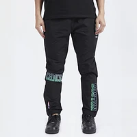 Pro Standard Mens Celtics OS Letters Woven Pants - Black/Black